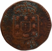 Copper Seven & Half Reis Coin of Maria II of Goa of Indo Portuguese.