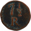 Copper Seven & Half Reis Coin of Maria II of Goa of Indo Portuguese.