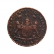 Copper Half Pice Coin of Bombay Presidency.