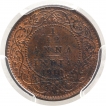 Bronze One Twelfth Anna Coin of King Edward VII of Calcutta Mint of 1910.