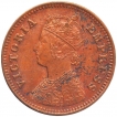 Copper Half Pice Coin of Victoria Empress of Calcutta Mint of 1898.