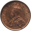 Bronze Half Pice Coin of King George V of Calcutta Mint of 1924.