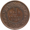 Bronze Half Pice Coin of King George V of Calcutta Mint of 1926.