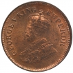 Bronze Half Pice Coin of King George V of Calcutta Mint of 1935.