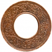 Bronze One Pice Coin of King George VI of Lahore Mint of 1945.