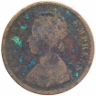 Copper One Quarter Anna Coin of Victoria Empress of Calcutta Mint of 1878.