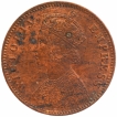 Copper One Quarter Anna Coin of Victoria Empress of Calcutta Mint of 1894.