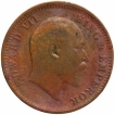 Bronze One Quarter Anna Coin of King Edward VII of  Calcutta Mint of 1909.