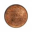 Bronze One Quarter Anna Coin of King George V of Calcutta Mint of 1912.