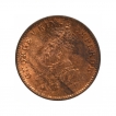 Bronze One Quarter Anna Coin of King George V of Calcutta Mint of 1912.