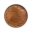 Bronze One Quarter Anna Coin of King George V of Calcutta Mint of 1913.