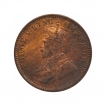 Bronze One Quarter Anna Coin of King George V of Calcutta Mint of 1914.