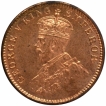 Bronze One Quarter Anna Coin of King George V of Calcutta Mint of 1917.