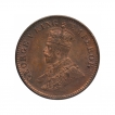 Bronze One Quarter Anna Coin of King George V of Calcutta Mint of 1917.