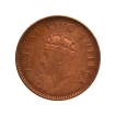 Bronze One Quarter Anna Coin of King George VI of Bombay Mint of 1938.