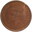 Bronze One Quarter Anna Coin of King George VI of  Calcutta Mint of 1939.