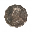 Cupro Nickel One Anna Coin of King George V of Calcutta Mint of 1933.