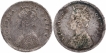 Silver Two Annas Coins of Victoria Queen of Calcutta Mint of 1874.