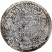 Silver Two Annas Coin of Victoria Empress of Bombay Mint of 1881.