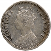 Silver Two Annas Coins of Victoria Empress of Bombay Mint of 1890.