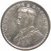 Silver Two Annas Coin of King George V of Bombay Mint of 1913.