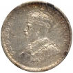 Silver Two Annas Coin of King George V of Calcutta Mint of 1915.