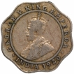 Cupro Nickel Four Annas Coin of King George V of Calcutta Mint of 1920.