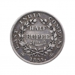 Silver Half Rupee coin of King Wlliam IIII of Calcutta Mint of 1835.