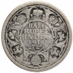 Silver Half Rupee Coin of King George V of Bombay Mint of 1913.