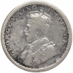 Silver Half Rupee Coin of King George V of Bombay Mint of 1913.