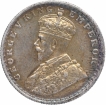 Silver Half Rupee Coin of King George V of Bombay Mint of 1917.