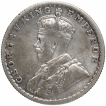 Silver Half Rupee Coin of King George V of Bombay Mint of 1923.