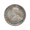 Silver Half Rupee Coin of King George V of Calcutta Mint of 1927.