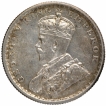 Silver Half Rupee Coin of King George V of Calcutta Mint of 1929.