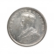 Silver Half Rupee Coin of King George V of Calcutta Mint of 1930.