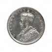 Silver Half Rupee Coin of King George V of Calcutta Mint of 1936.