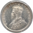 Silver Half Rupee Coin of King George V of Bombay Mint of 1936.