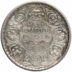 Silver Half Rupee Coin of King George VI of Calcutta Mint of 1939.