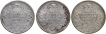 Silver Half Rupee Coins of King George VI of Calcutta and Bombay Mint of 1940