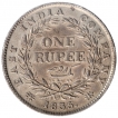 Silver One Rupee Coin of King William IIII of Calcutta Mint of 1835.