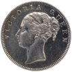 Silver One Rupee Coin of Victoria Queen of Bombay Mint of 1840.