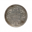 Silver One Rupee Coin of Victoria Queen of Bombay Mint of 1862.