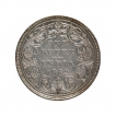 Silver One Rupee Coin of Victoria Queen of Bombay Mint of 1862.