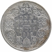 Silver One Rupee Coin of Victoria Empress of Bombay Mint of 1883.