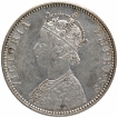 Silver One Rupee Coin of Victoria Empress of Bombay Mint of 1890.