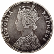 Silver One Rupee Coin of Victoria Empress of Bombay Mint of 1901.