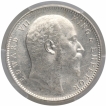 Silver One Rupee Coin of King Edward VII of Calcutta Mint of 1904.