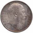 Silver One Rupee Coin of King Edward VII of Bombay Mint of 1905.