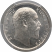 Silver One Rupee Coin of King Edward VII of Bombay Mint of 1905.