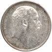 Silver One Rupee Coin of King Edward VII of Bombay Mint of 1907.